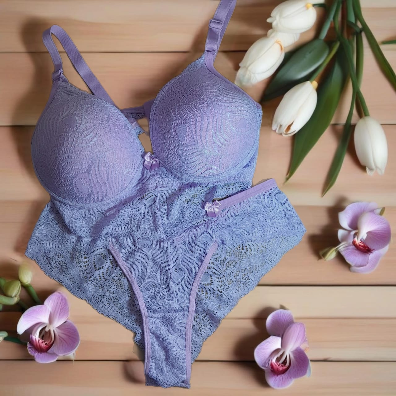 Conjunto Lingerie Renda Plus Size Vivid Hey, Soul Sister!