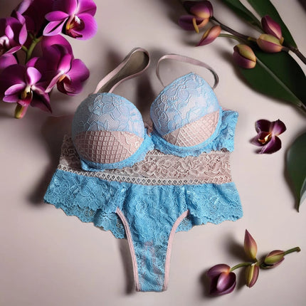 Conjunto Lingerie Renda Teddy Hey, Soul Sister!