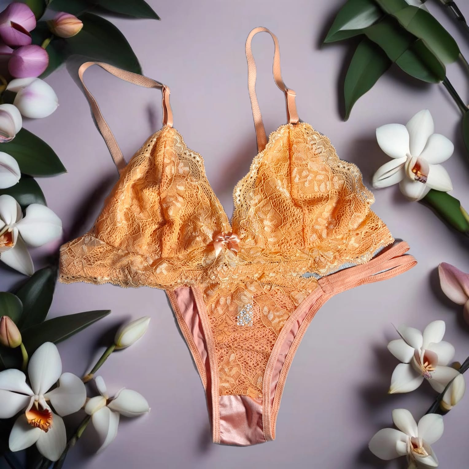 Conjunto Lingerie Renda Charm Hey, Soul Sister!