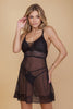 Camisola Tule Scarlet Dream + Calcinha Renda Hey, Soul Sister!